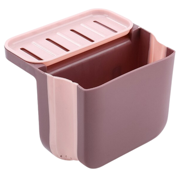 Foldable Sink Waste Filter and Sponge Holder for Clog-Free Kitchen