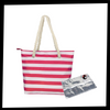 Insulated Canvas Wine Bag With Hidden Compartment Keeps Wine Cold