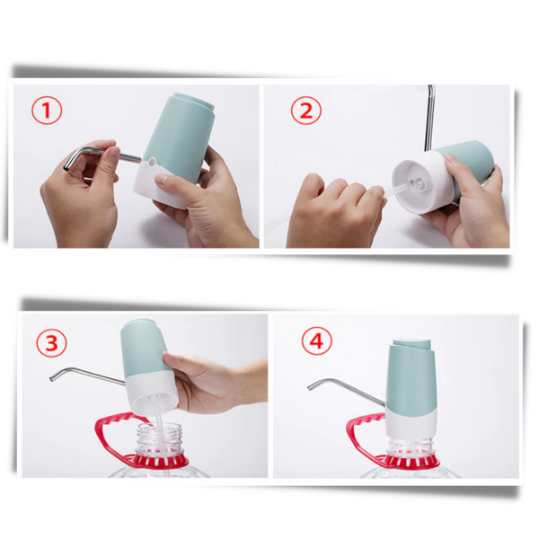 Rechargeable Water Dispenser Pump For Bottled Water Portable Easy