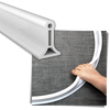 Self Adhesive Silicone Water Stopper Strip For Leakproof Bathrooms