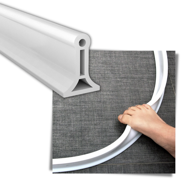 Self Adhesive Silicone Water Stopper Strip For Leakproof Bathrooms