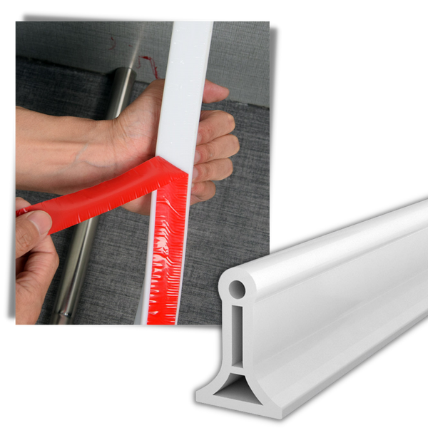 Self Adhesive Silicone Water Stopper Strip For Leakproof Bathrooms
