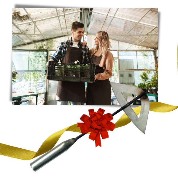 Steel Handheld Hollow Hoe For Weeding And Garden Raking