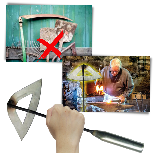 Steel Handheld Hollow Hoe For Weeding And Garden Raking