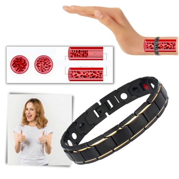 Magnetic Wellness Bracelet for Natural Weight Management and Vitality