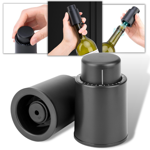 Premium Vacuum Wine Stopper Maintains Fresh Long Lasting Flavor