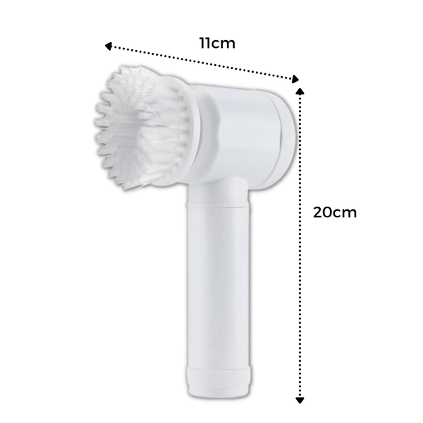 Premium Cordless Cleaning Brush With Interchangeable Heads For Stain Removal