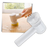 Premium Cordless Cleaning Brush With Interchangeable Heads For Stain Removal