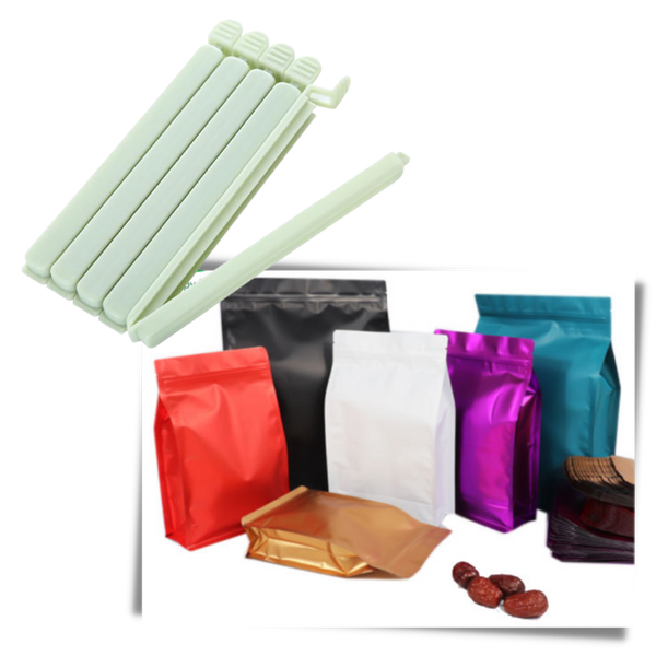 Premium Food Bag Sealing Clips Set Of 15 Keeps Food Fresh