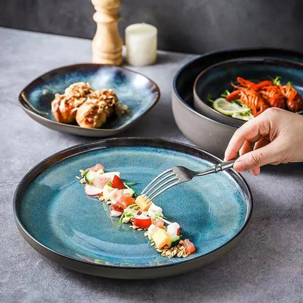 Ocean Breeze 11 Piece Dinnerware Set Coastal Seaside Tableware