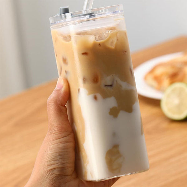Modern Square Reusable Travel Cup For Coffee Tea And Smoothies
