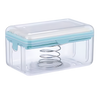 Dual-Function Soap Dispenser With Sponge Holder for Dry Countertops