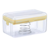 Dual-Function Soap Dispenser With Sponge Holder for Dry Countertops