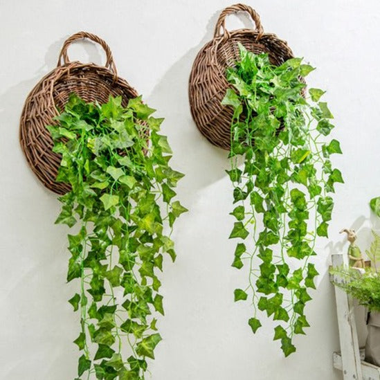 Artificial Faux Plant Vines Realistic Greenery Wall Shelf Home Decor