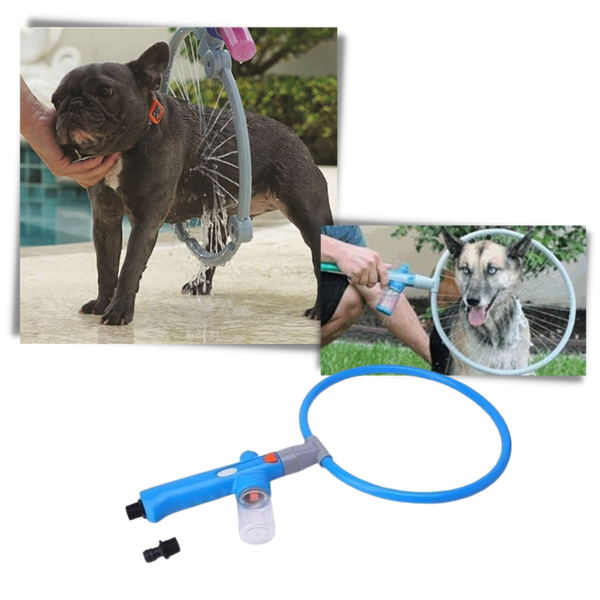 360 Degree Pet Shower for Effortless Bath Time at Home