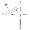 Effortless 360 Degree Rotating Mop With Durable Microfiber Pad
