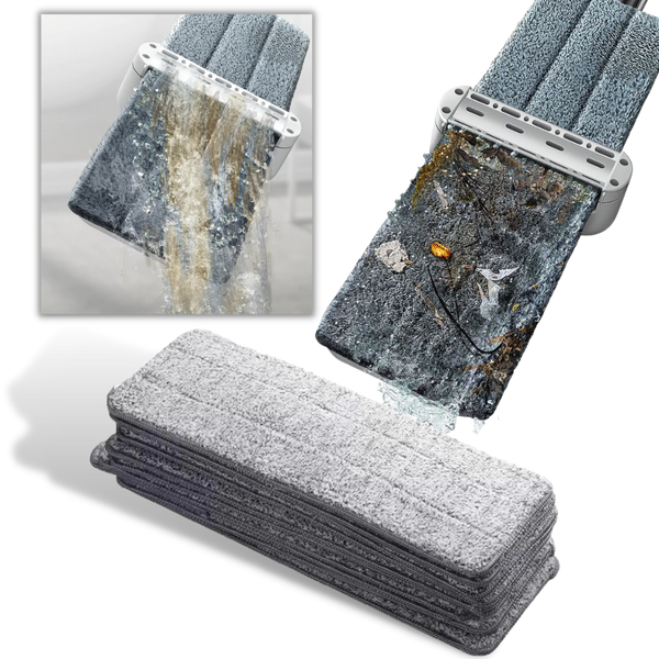 Effortless 360 Degree Rotating Mop With Durable Microfiber Pad