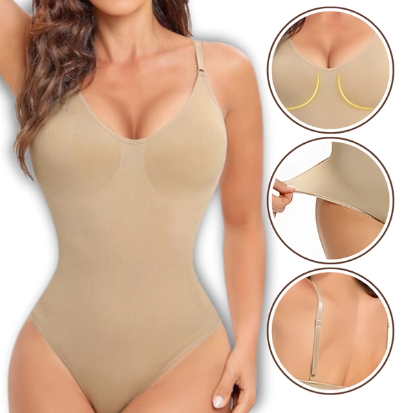 360 Degree Seamless Body Shaper With Tummy Control For All Day Comfort