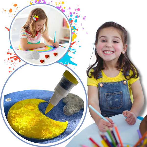 3D Foam Painting Paper Transforms Flat Art Into Lifelike 3D Designs