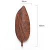 Eco Friendly Walnut Leaf Dinner Plates Natural Tableware