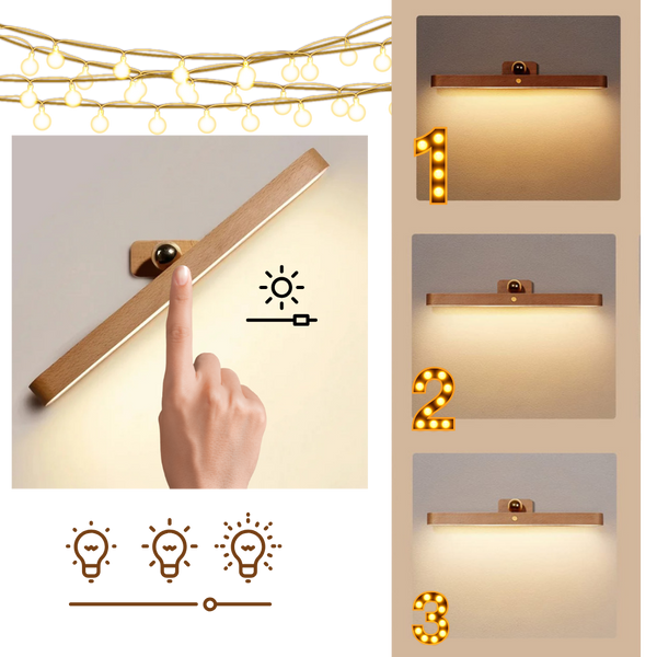 Rechargeable Magnetic Vanity Light Bar With Three Level Dimming