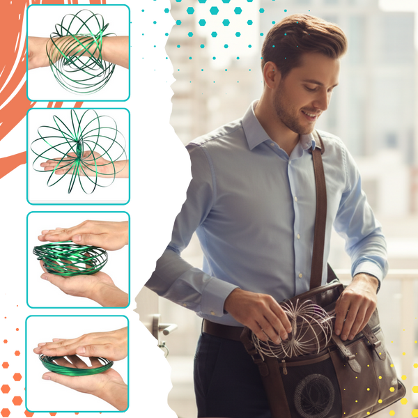 3D Kinetic Arm Slinky Delivers Stress Relief With Mesmerizing Motion