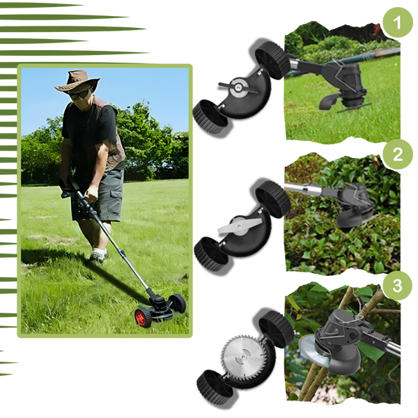 Cordless Grass Trimmer With 3-In-1 Versatility For Easy Yard Care