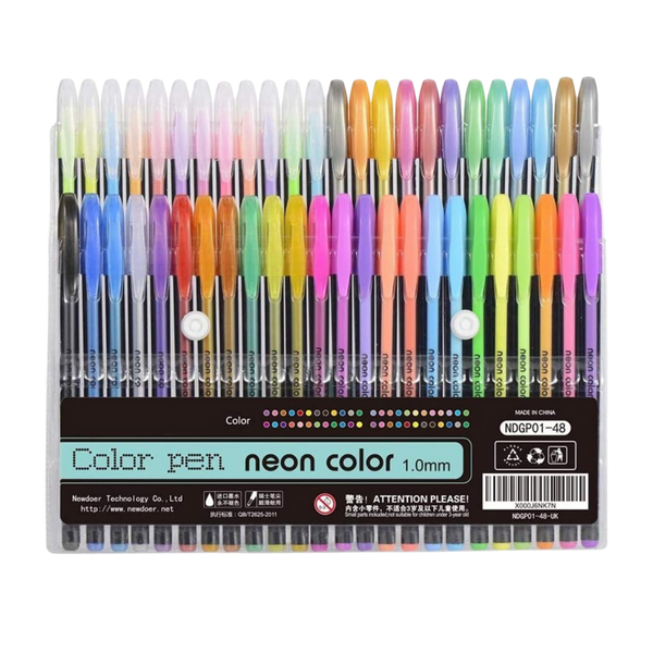 Glitter Gel Pens Set With Smooth Ink For Multicolor Art And Journaling