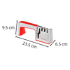 Premium Three-Stage Kitchen Knife Sharpener For Precision Blades