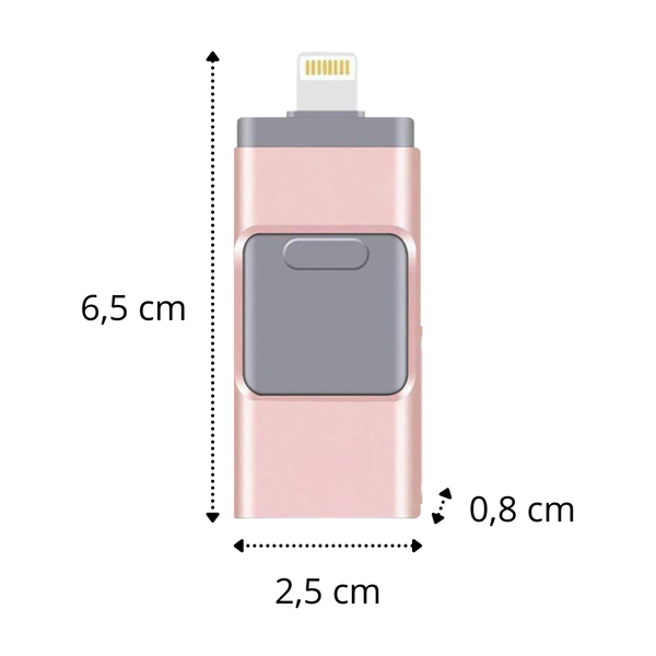 Multi Connector USB Flash Drive For Seamless Cross Platform Transfer