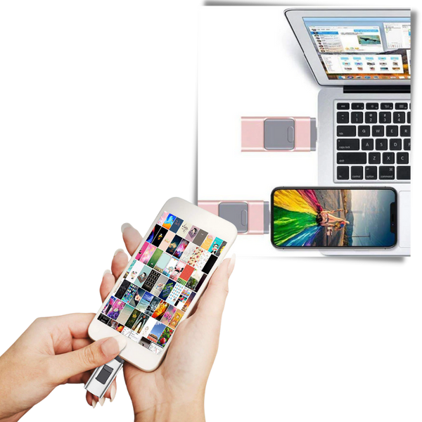Multi Connector USB Flash Drive For Seamless Cross Platform Transfer
