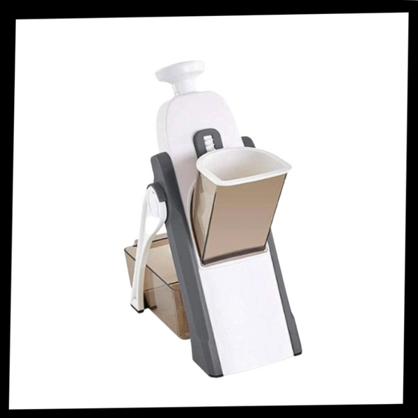 Vertical Mandoline Slicer With Four Functions For Easy Prep