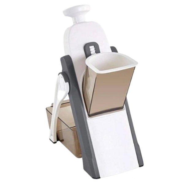 Vertical Mandoline Slicer With Four Functions For Easy Prep