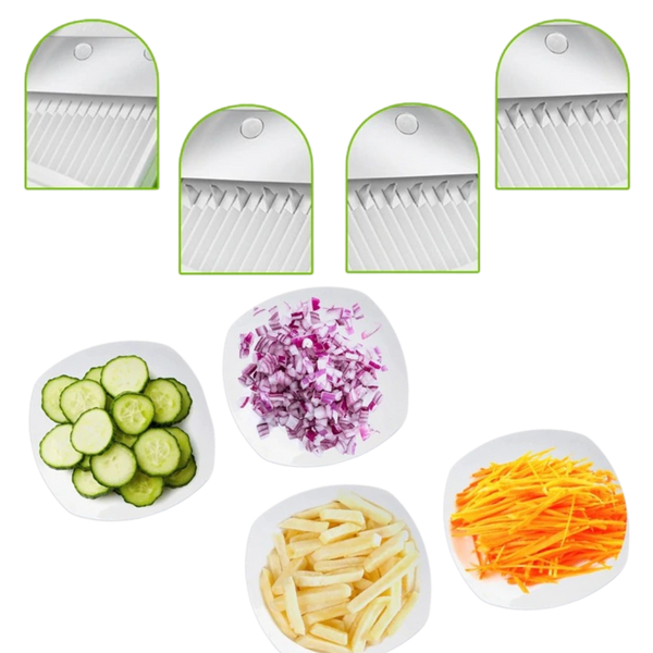 Vertical Mandoline Slicer With Four Functions For Easy Prep