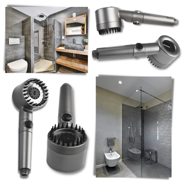 Four In One High Pressure Shower Head With Purified Water For Healthier Hair