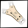 Phone USB Drive With Four-In-One Data Transfer and Backup