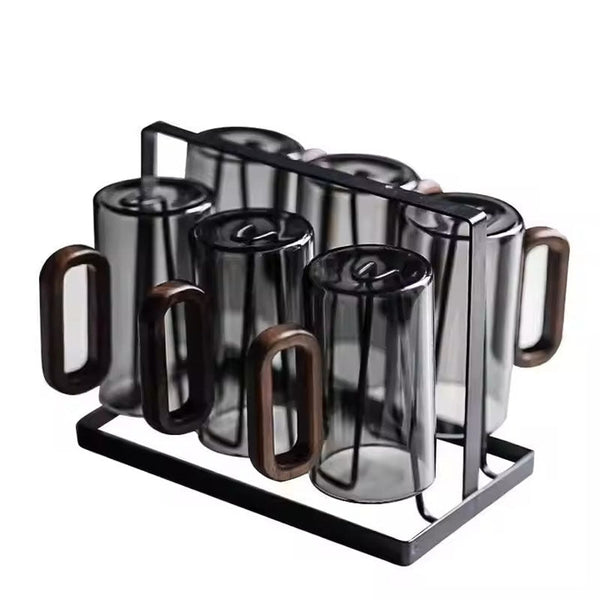 Akari Minimalist Heat Resistant Glass Mug For Tea Coffee