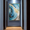 Blue Agate Canvas Wall Art Premium Abstract Home Decor