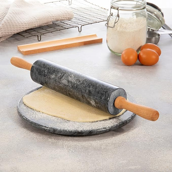 Cool Smooth Marble Rolling Pin for Baking Pastry and Dough