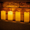 Battery Operated Flameless Candles Realistic Melted Wax Drip Led Decor