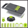 Eight In One Mandoline Slicer With Seven Sharp Blades For Precise Prep
