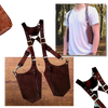 Medieval Leather Bag With Secure Anti Theft Design For Costumes