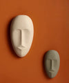 About a Face Ceramic Wall Accent &Vase