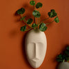 About a Face Ceramic Wall Accent &Vase