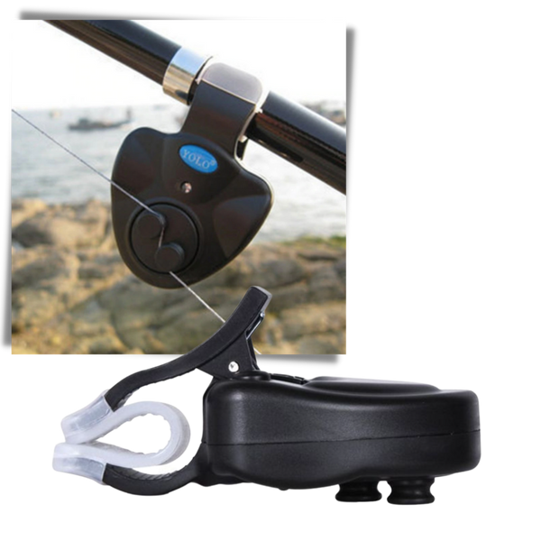 Bite Alarm For Fishing Rod With Led Indicator And Day And Night Precision