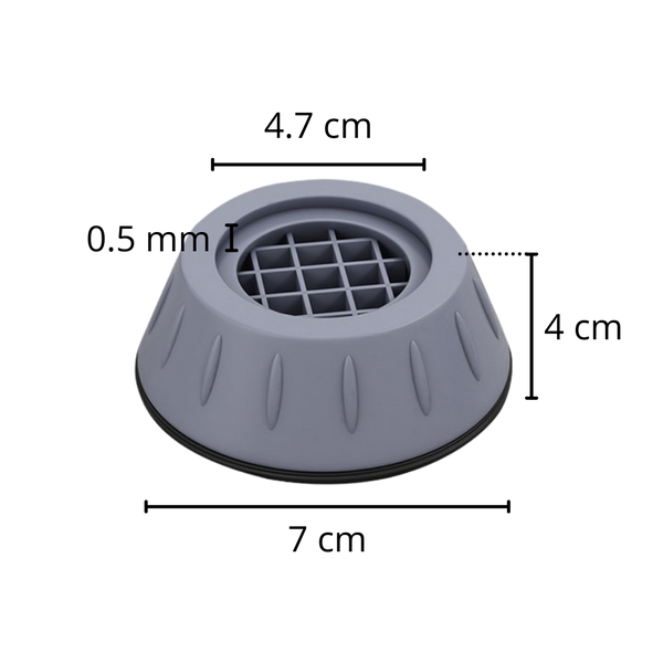 Premium Anti Vibration Rubber Feet Pads Pack For Appliances Noise Reduction