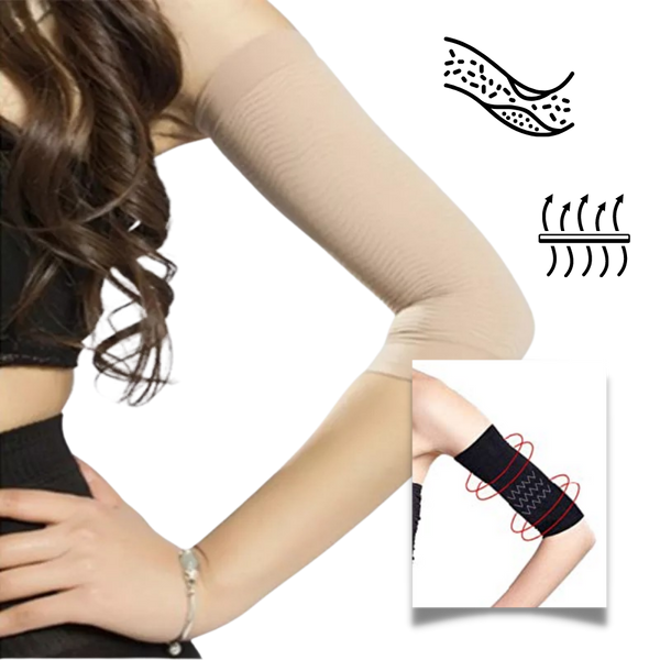Thermal Arm Shaper Sleeves For Improved Circulation And Arm Toning