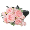 Handmade Silk Peonies And Roses Bouquet With Realistic Look