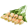 Long Stem Artificial Tulips, 10 Piece Pack, Realistic Home Decor