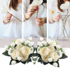 Handmade Silk Peonies And Roses Bouquet With Realistic Look